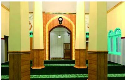 Rehab masjid bagian dalam